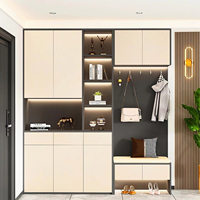 Armoire de rangement moderne personnalisée pour l'entrée intérieure, étagère à chaussures, meuble pour la maison, l'école, l'hôtel, le salon
