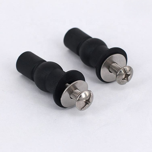 Cerniere per Sedile WC in Acciaio Inox Moderno con Bulloni di <span class=keywords><strong>Espansione</strong></span> - Facile Installazione, Garanzia di 3 Anni, Accessori Universali per Bagno - Product Image 4