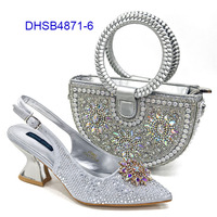 Chaussures plates et sacs pour femmes, ensemble de fête pour femmes, design de mode, design africain, vente en gros