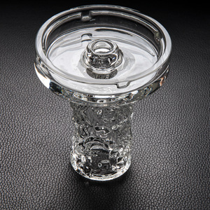 Premium Borosilicate Glass Hookah Bowl Shisha Head Phunnel Design Clear Crystal Nargile Chicha Flavor Molasses Accessory - Product Image 5