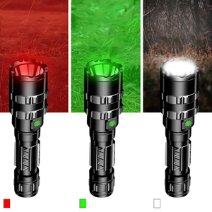 Led Tactical Săn Bắn <span class=keywords><strong>Torch</strong></span> Đèn Pin L2 18650 Nhôm Không Thấm Nước Chiếu Sáng Ngoài Trời Với Gun Núi + Chuyển Đổi USB Có Thể Sạc Lại Đèn - Product Image 2