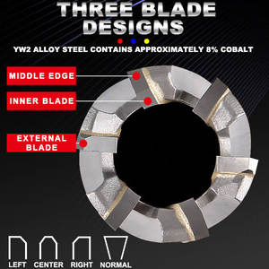 SongQi מותג TCT טבעתי חותך לדון Shank חור מסור טבעתי חותך מקדח - Product Image 5