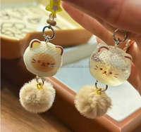 Nouveau porte-clés tendance mignon chat de dessin animé 3D en PVC étanche, jouet patte de chat, breloque de sac, pendentif pour clés de voiture