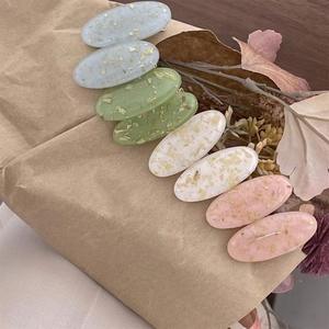 กิ๊บติดผมรูปเป็ดรูปไข่2ชิ้น/เซ็ตกิ๊บติดผมขนาดเล็กทำให้หน้าม้าหักอุปกรณ์ตกแต่งผมเรียบง่ายหวานและน่ารัก - Product Image 4