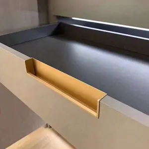 Tủ bếp xử lý tùy chỉnh chiều dài nhôm giấu xử lý cho đồ nội thất - Product Image 1