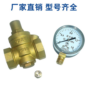 Vanne de réduction de pression Mori River Brass, filetée 3/4 po, réglable pour chauffe-eau et purificateur, à passage direct - Product Image 5