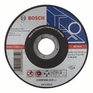 BOSCH 115X1.6mm disco da taglio in metallo per smerigliatrici 2608600214 tagliare la macchina - Product Image 1