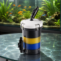 Filtre biologique mécanique pour aquarium, coudé à 90 degrés, avec double vanne de tuyau, pour une purification efficace de l'eau