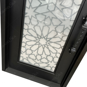 Puerta de Entrada Doble de Hierro Forjado de Diseño Americano de Lujo, Puerta de Jardín de Hierro de Alta Calidad y Económica - Product Image 6