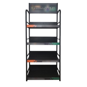 معدنية مخصصة مع كمية صغيرة زيوت التشحيم رف عرض النفط محطة الغاز عرض الرف - Product Image 1