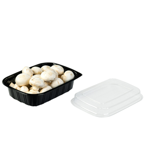 Resgl tái chế rau nấm lưu trữ đưa ra khay nhựa PET container hộp nhựa Nấm bao bì với nắp rõ ràng - Product Image 6