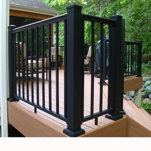 Clôture en aluminium de style moderne, balcon, <span class=keywords><strong>toit</strong></span>, <span class=keywords><strong>terrasse</strong></span>, balustrades, main courante, garde-corps pour escaliers, balcons, terrasses et usage extérieur - Product Image 1