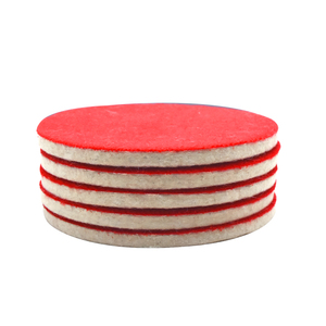 Disque de polissage en feutre de laine 3 pouces 75mm personnalisable OEM tampons de polissage à crochet et boucle pour la finition de la carrosserie de la voiture - Product Image 4