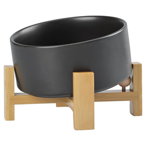 Bols en céramique pour chiens et chats, vente en gros du fabricant, avec motif diagonale - Product Image 1