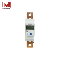 200A Din Rail RS485 Surya Off-Grid Sistem Penyimpanan 48V Monitor Baterai DC Energi Meter dengan Shunt