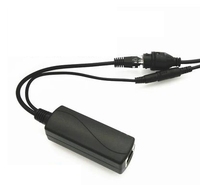 Interior 10/100Mbps IEEE802.3AF/AT DC2.1 * 5,5 MM Ethernet PoE Splitter 48V a 12V PoE Cable Módulos de comunicación