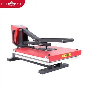 CUYI heat press machines 38*45 cm sublimation printing machine for costom T shirt clothing