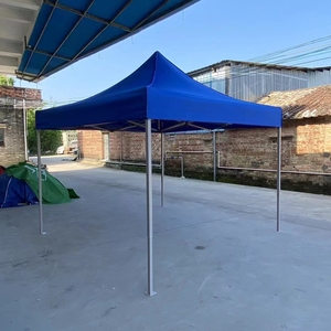 Nuovissima Tenda Pieghevole 3x3 <span class=keywords><strong>Metri</strong></span> 10x10 Piedi Blu Impermeabile in Acciaio per Esterni Tessuto Oxford 300D/420D/600D Personalizzabile per Fiere - Product Image 6