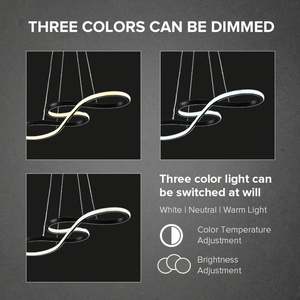 OEM Modern Led Pendant Light Hanging Indoor Living Room <strong>Ring</strong> Light <strong>Dinging</strong> Room Acrylic Chandelier and Pendant Lights - Product Image 5