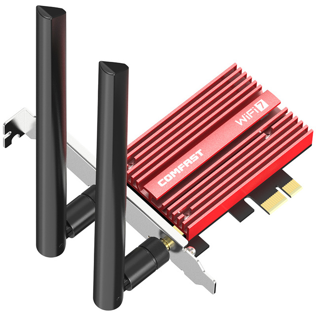 COMFAST WiFi 7 Intel Chip Set CF-BE200 Pro Adapter Wireless WiFi PCI-E Adapter for Desktop
