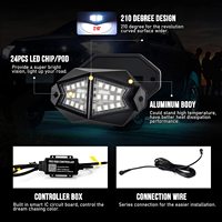 8 vainas Led Rock Light 32W 192 PCs Led Smartphone APP & RF Control remoto Underglow Luz interior para camiones SUV Coche UTV ATV