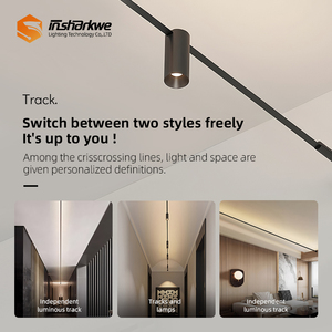 Cho trong nhà trang trí môi trường xung quanh ánh sáng thép không gỉ trần COB LED đường Chân Trời tuyến tính ánh sáng đèn treo tường LED Strip ánh sáng - Product Image 3