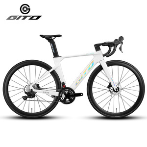 Bicicleta de Carretera GITO G325 de Fibra de Carbono <span class=keywords><strong>SMR</strong></span> con Grupo de 24 Velocidades 105, Frenos de Disco Hidráulicos, Cableado Interno y Cuadro Rígido para Carreras - Product Image 2