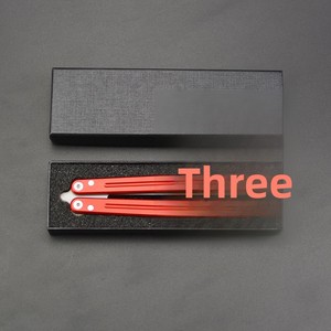 Couteau de pratique pliant sans lame, personnalisable, vente en gros d'usine, pour entraînement manuel en extérieur, manche en aluminium, couteau CS:GO - Product Image 3