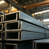 Barra en U Estructural Galvanizada Sin Aleación ASTM A6/A6M-14 C75 C100 C130 C150 C200, Perfil de Acero de 75x40 100x50