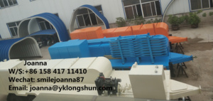 LS914-610 k loại kích thước lớn uốn cong mái cuộn tạo thành máy không có dầm cho nhà máy sản xuất màu thép ngói vòm máy - Product Image 4