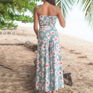 <span class=keywords><strong>Pantaloni</strong></span> Casual da Donna <span class=keywords><strong>in</strong></span> <span class=keywords><strong>Lino</strong></span> Traspirante di Alta Qualità con Stampa Spiaggia Personalizzata Vita Media con Coulisse Vestibilità Ampia - Product Image 6