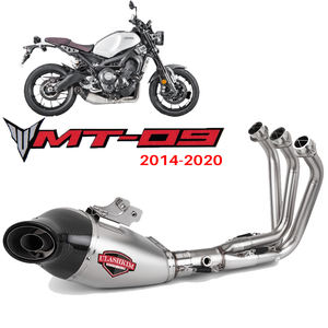 <span class=keywords><strong>Silencieux</strong></span> d'échappement pour moto, <span class=keywords><strong>silencieux</strong></span> d'échappement à enfiler pour Yamaha MT-09 <span class=keywords><strong>Mt09</strong></span> 2014-2020, tuyau de <span class=keywords><strong>silencieux</strong></span> d'échappement - Product Image 1