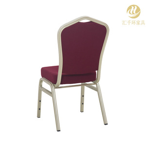 Aluminum Hotel Chairs Stackable Upholstered Velvet <b>Foam</b> Filling Indoor Use MHJ-HS14 - Product Image 4
