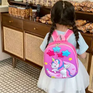 Small MOQ mochila escolar anime character themed cartoon kindergarten school bags for girls kid school backpack