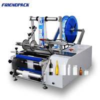 Machine d'étiquetage adhésive semi-automatique électrique à grande vitesse pour bouteilles de vin en plastique ou en verre de 10 ml/20 ml/50 ml/100 ml/300 ml/500 ml