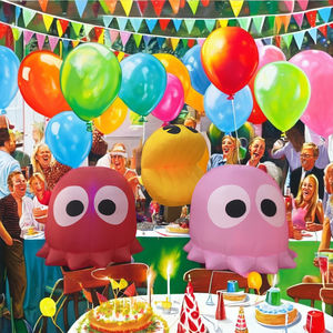 <span class=keywords><strong>Pac</strong></span>-<span class=keywords><strong>Man</strong></span> Kid Gonflable <span class=keywords><strong>Dessin</strong></span> <span class=keywords><strong>Animé</strong></span> Modèle Oxford Matériel Suspendu Décoration Ballon pour La Publicité Gonflables - Product Image 1