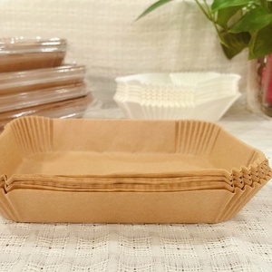 Feuilles <span class=keywords><strong>de</strong></span> papier pour friteuse à air, carrées <span class=keywords><strong>de</strong></span> 8 pouces, pré-découpées et antiadhésives, pour friteuse à air et micro-ondes, 100 pièces/paquet, vente en gros - Product Image 1