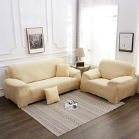 Vente en gros de housses de canapés, housse de canapé solide élastique et extensible en forme de L // housses de chaise de canapé de Noël pour le salon