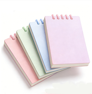 Blocco Note Portatile in Cartone da 80 Fogli con Chiusura in Plastica, Taccuino Piccolo Senza Fori in Metallo - Product Image 1