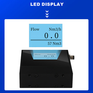 맞춤형 디지털 압축 공기 유량계 OEM RS485 질소 산소 아르곤 이산화탄소 4-20mA LCD 가스 측정기 - Product Image 2