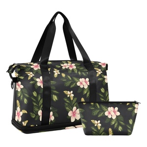 Wholesale Leisure Travel <b>Bag</b> Customs Hawaii Print Dry and Wet Separation Sports Fitness <b>Training</b> <b>Bag</b> Duffel <b>Bag</b> - Product Image 1
