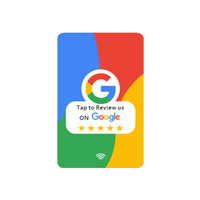 Tarjeta de Visita RFID NFC para Redes Sociales, Chip 213, Resistente al Agua, 13.56MHz, PVC, Silicona, Pivote, Tarjeta en U, Reseña de Google Maps, Acabado Brillante/Mate