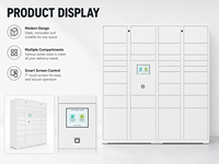 Casillero Inteligente para Paquetes con Pantalla Táctil, Caja de Entrega Modular para Vestíbulo de Oficina, Apartamento y Negocios de Alquiler - 2026