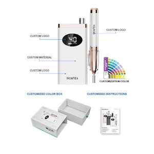 Máquina de manicura HOWYEA, 40000 RPM, inalámbrica, portátil, eléctrica, <span class=keywords><strong>para</strong></span> <span class=keywords><strong>uñas</strong></span> acrílicas y de gel. - Product Image 3