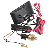 12v/24v 4in1 LCD voiture jauge numérique voltmètre pression d'huile carburant eau température mètre M10 NPT capteur de pression d'huile