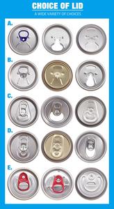 Hot bán 202 200 <span class=keywords><strong>206</strong></span> 209 vòng kim loại dễ dàng kết thúc mở cho kim loại có thể nhựa có thể với kéo vòng - Product Image 2