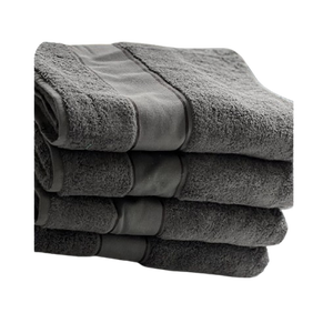Wholesale 100% Cotton Dobby Border <b>Towels</b> Soft Touch Highly Absorbent Hand <b>Face</b> and Bath <b>Towels</b> for Hotels Spas Resorts - Product Image 1