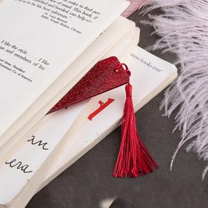 Marque-pages vierges en acrylique avec pompons pour la création de marque-pages DIY, pour enfants et adultes, à décorer pour l'artisanat, le <span class=keywords><strong>scrapbooking</strong></span> et les étiquettes cadeaux - Product Image 2