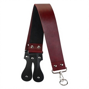 MURID INDUSTRY Handmade Genuine Leather Shave Strop with Metal Hardware for Straight <b>Razor</b> <b>Sharpening</b> - Product Image 1