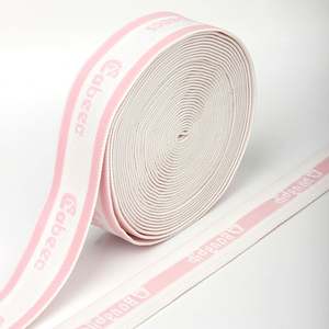 Factory Customization Letter Logo Jacquard Webbing <b>Elastic</b> Waist Belt Underwear <b>Elastic</b> Strap - Product Image 3